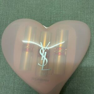 Yves Saint Laurent Lipstick Set in Heart Case